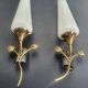 Pair of antique Art Deco wall sconces