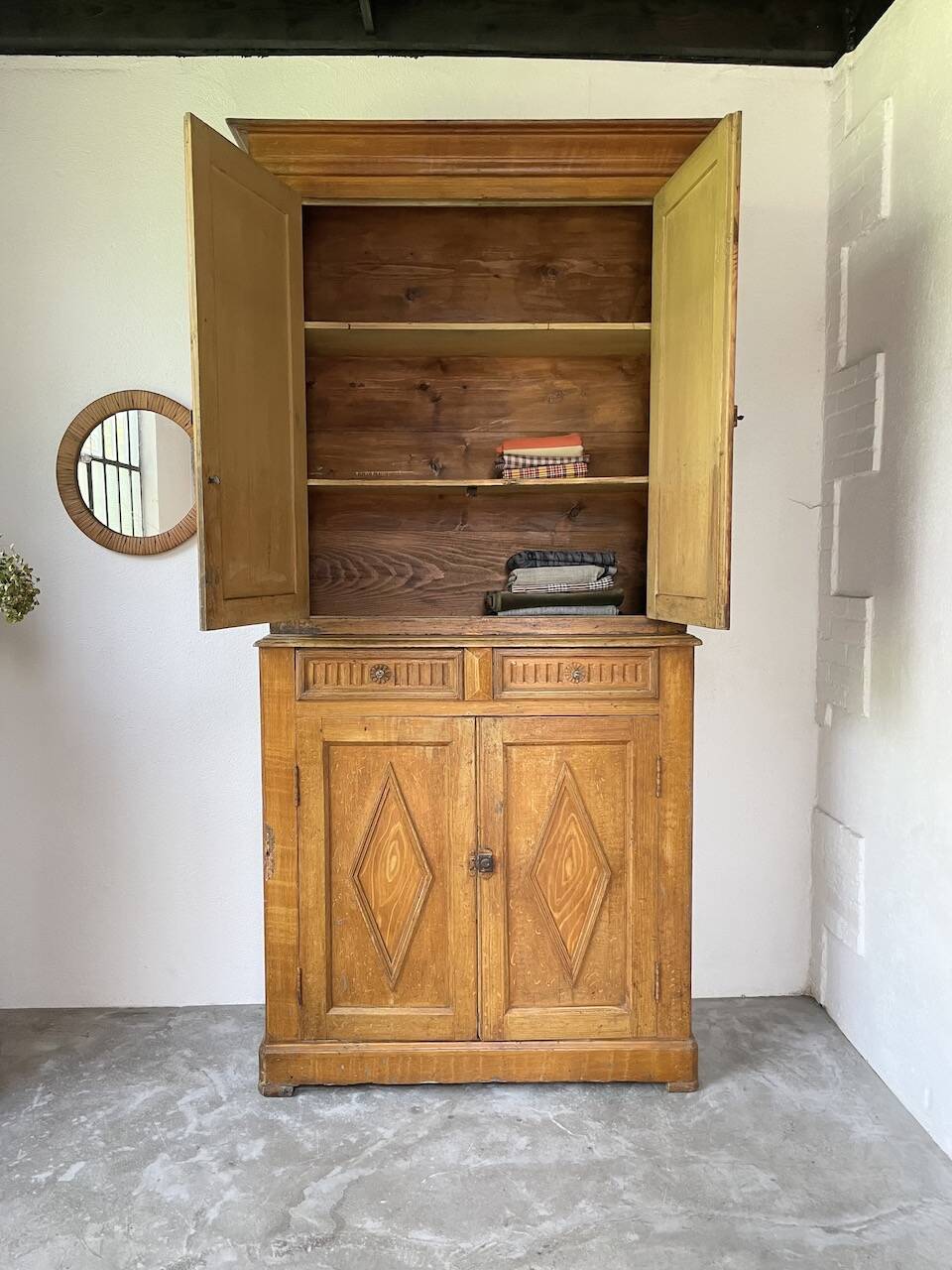 Two-body grocery cabinet, 1900