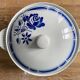Gravy boat and tureen in half porcelain from Badonviller