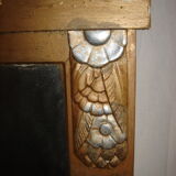 Art Deco gilded wood mirror