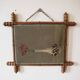 Miroir bois effet bambou