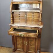 Late 19th century walnut dentist's cabinet