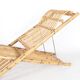 Pair of bamboo lounge chairs