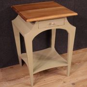 Paire de tables de chevet design peintes des années 80