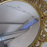 Ancien miroir psyché de table
