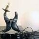 Louis Carvin otter lamp