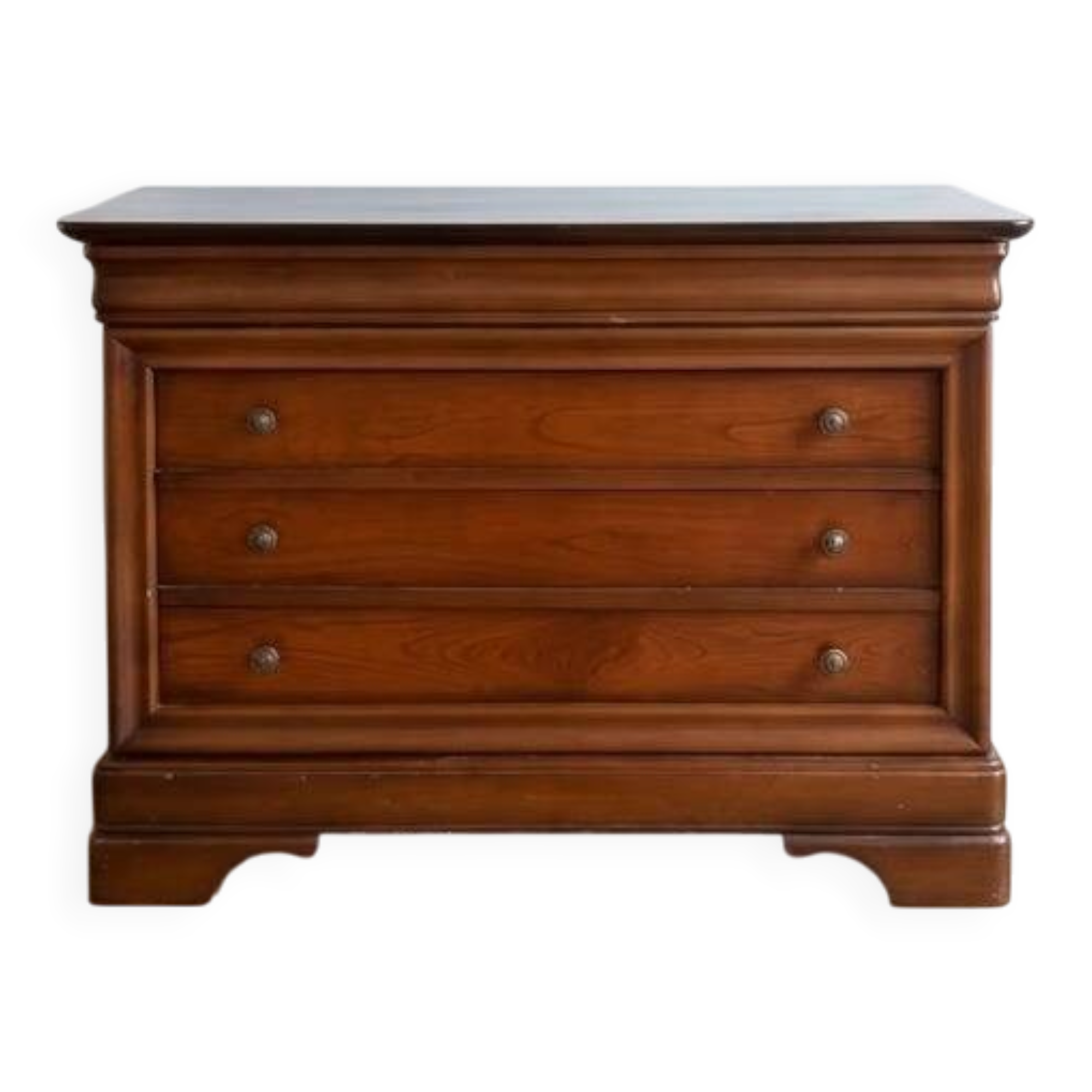 Louis Philippe style wooden chest of drawers
