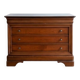 Louis Philippe style wooden chest of drawers