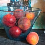 Saladier en verre soufflé
