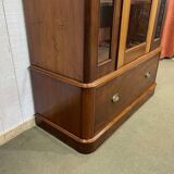 19th-century English mahogany library