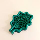 Slip tray, Leaf model, Green, 1960 - 20 X 15 cm
