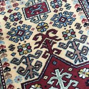 Carpet vintage caucasian chirwan done hand 75 x 120 cm