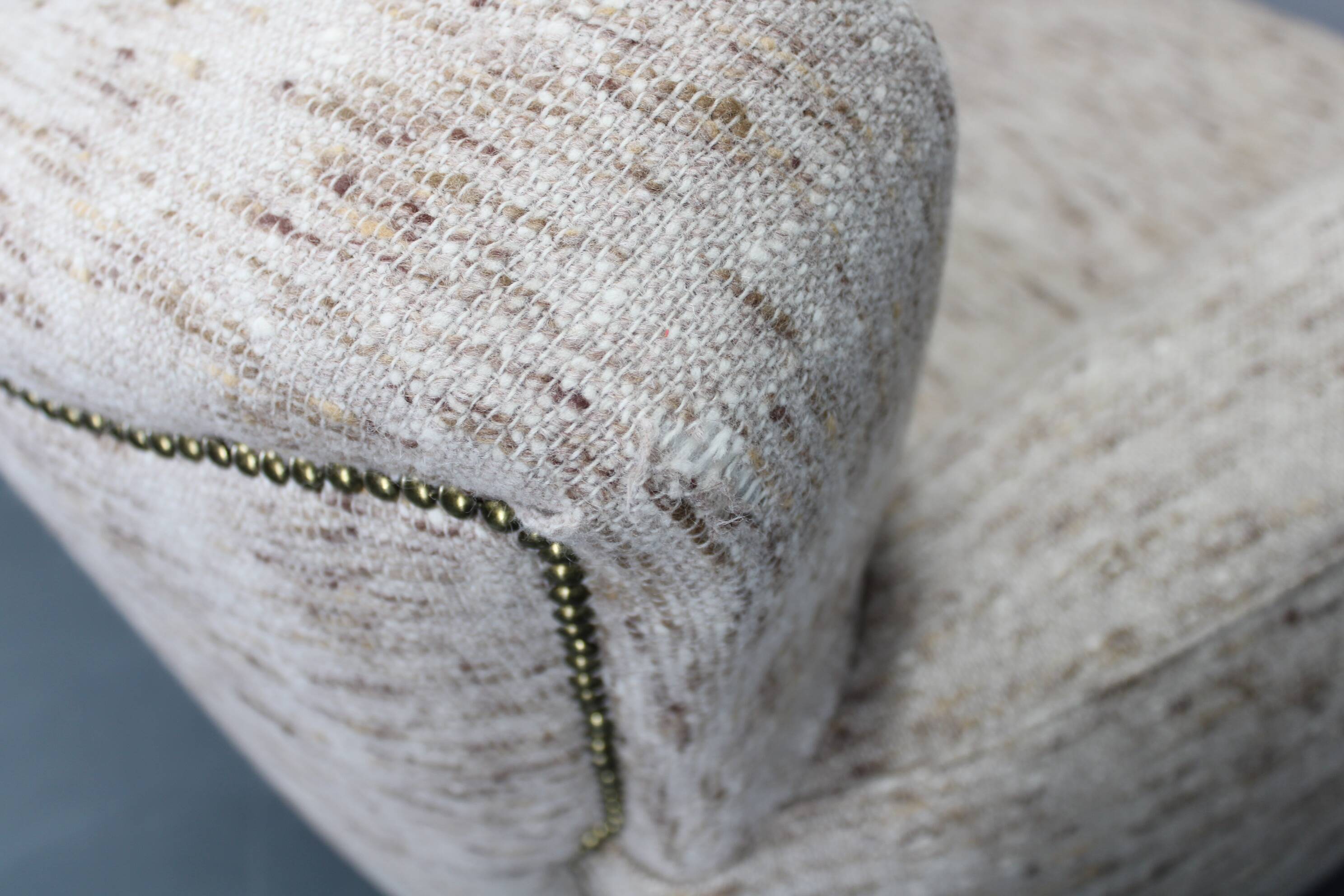 1940s Pair of Large Italian Club Armchairs