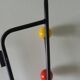 Roger Feraud-style coat rack, billiard balls and mirror