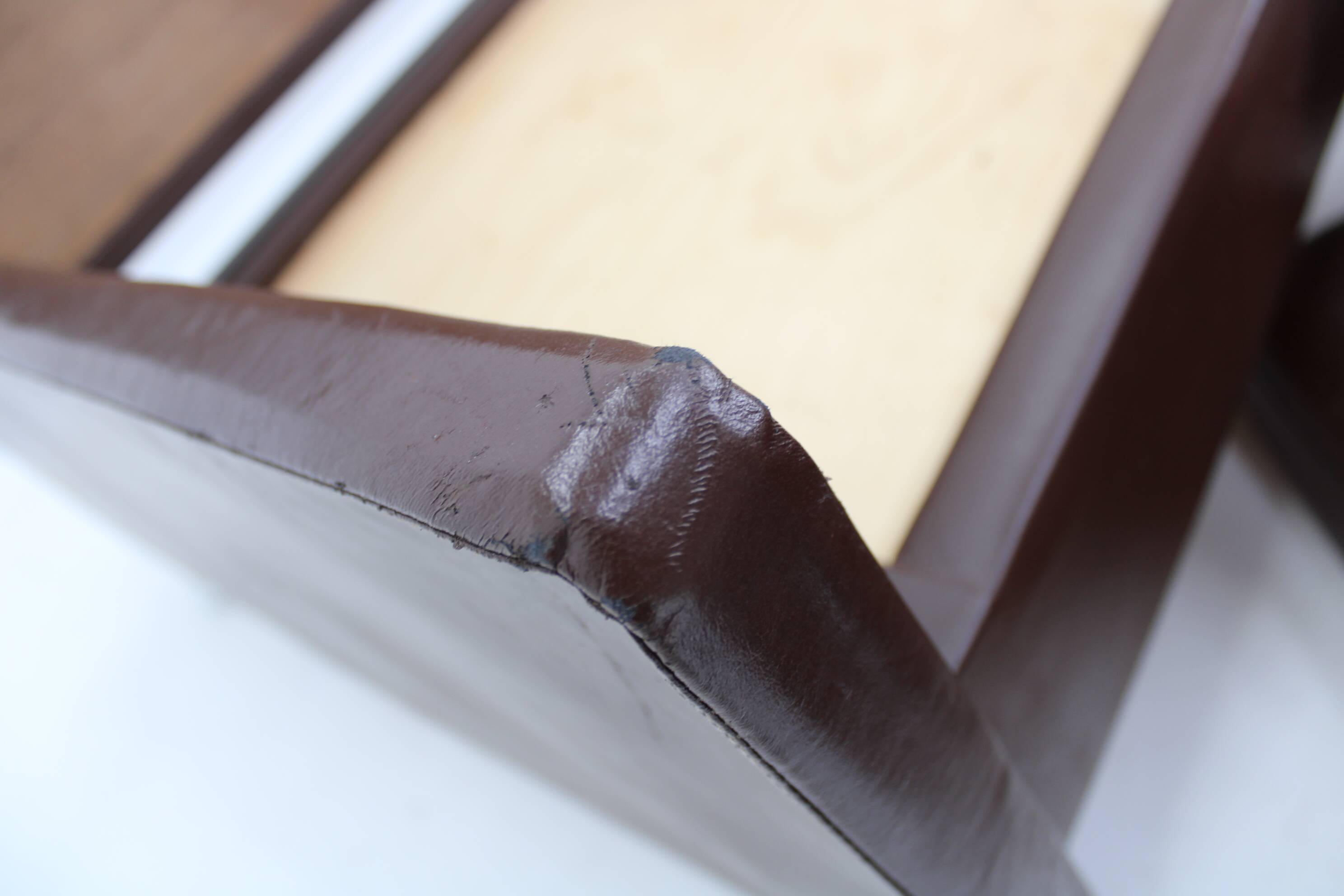 Design Leather Folding Sofa by Arch. Spicka, 1970s, Czechoslovakia