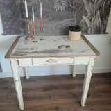 Table d'appoint style ferme