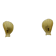 Set of 2 Sölken leuchten Murano glass shell wall lamps , 1970s