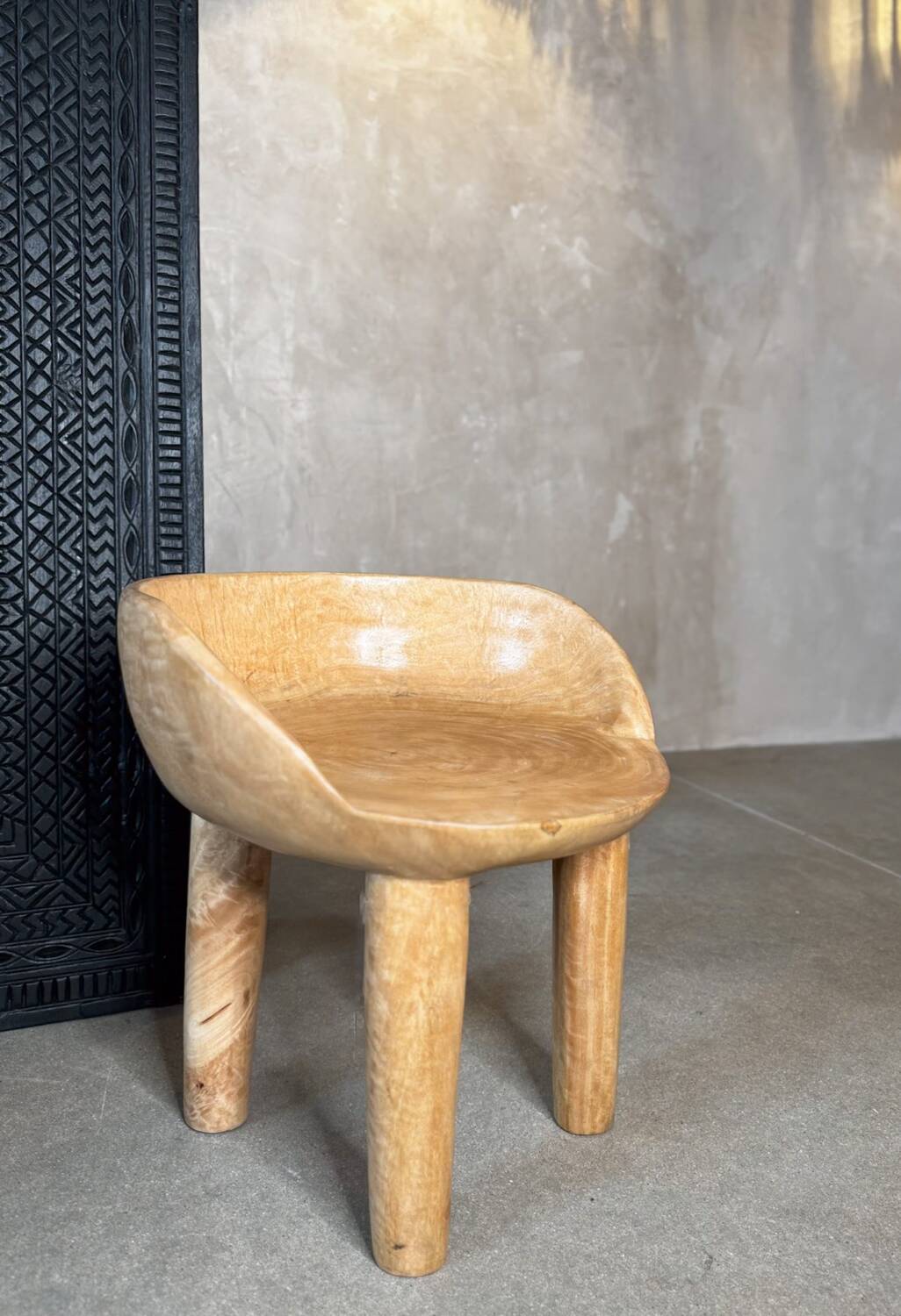 Solid wood chair