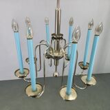 Art Deco Chandelier with Matching Sconces, Czechoslovakia 1930s