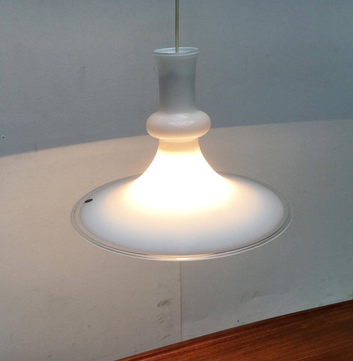 Vintage glass suspension by Michael Bang for Royal Copenhagen.