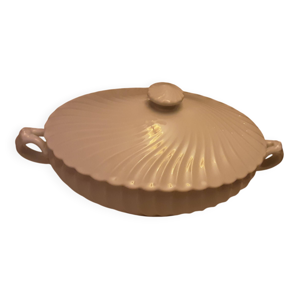 Soupiere porcelaine de limoges haviland modele torse blanc