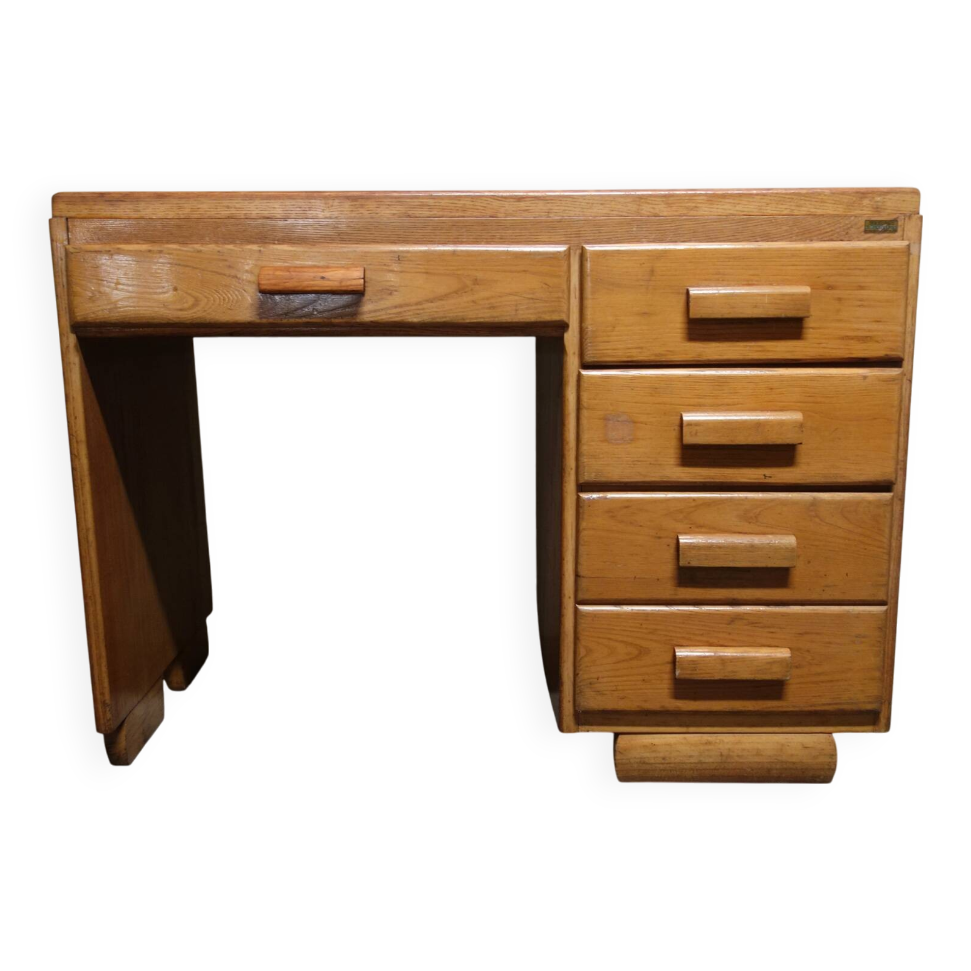 Old wooden desk from the 50s