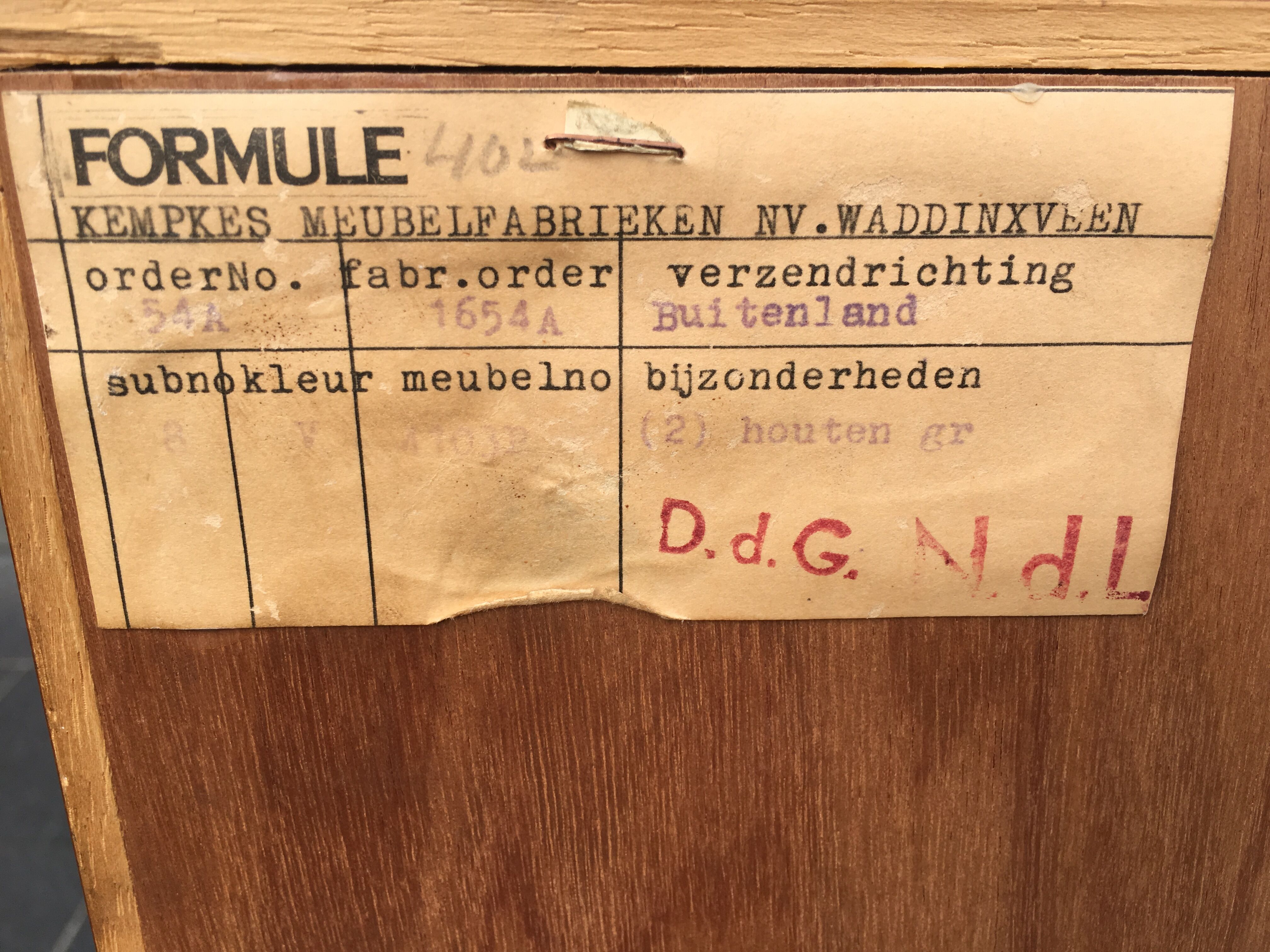 Scandinavian teak commodity 1960s