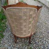 Paire de fauteuils anciens style louis xv