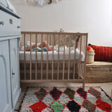 Carpet Moroccan boucherouite 110 x 148 cm