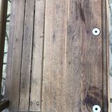 Vintage wooden school desk for children