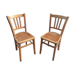 lot de 2 chaises bistrot Luterma,