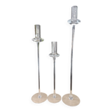 Glass candle holders