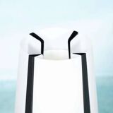 1980s IKEA floor lamp, Memphis Vistofta medium table lamp.