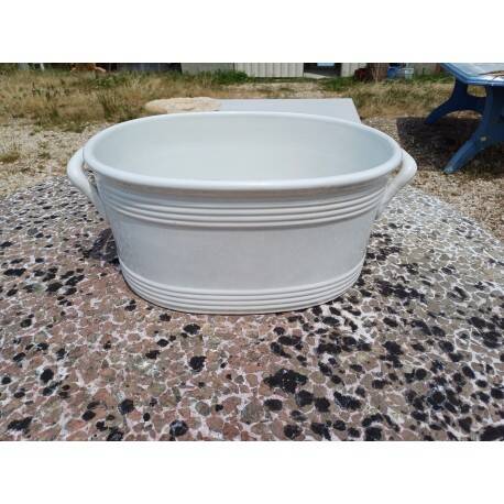 Earthenware planter: BF Belgium 19th century