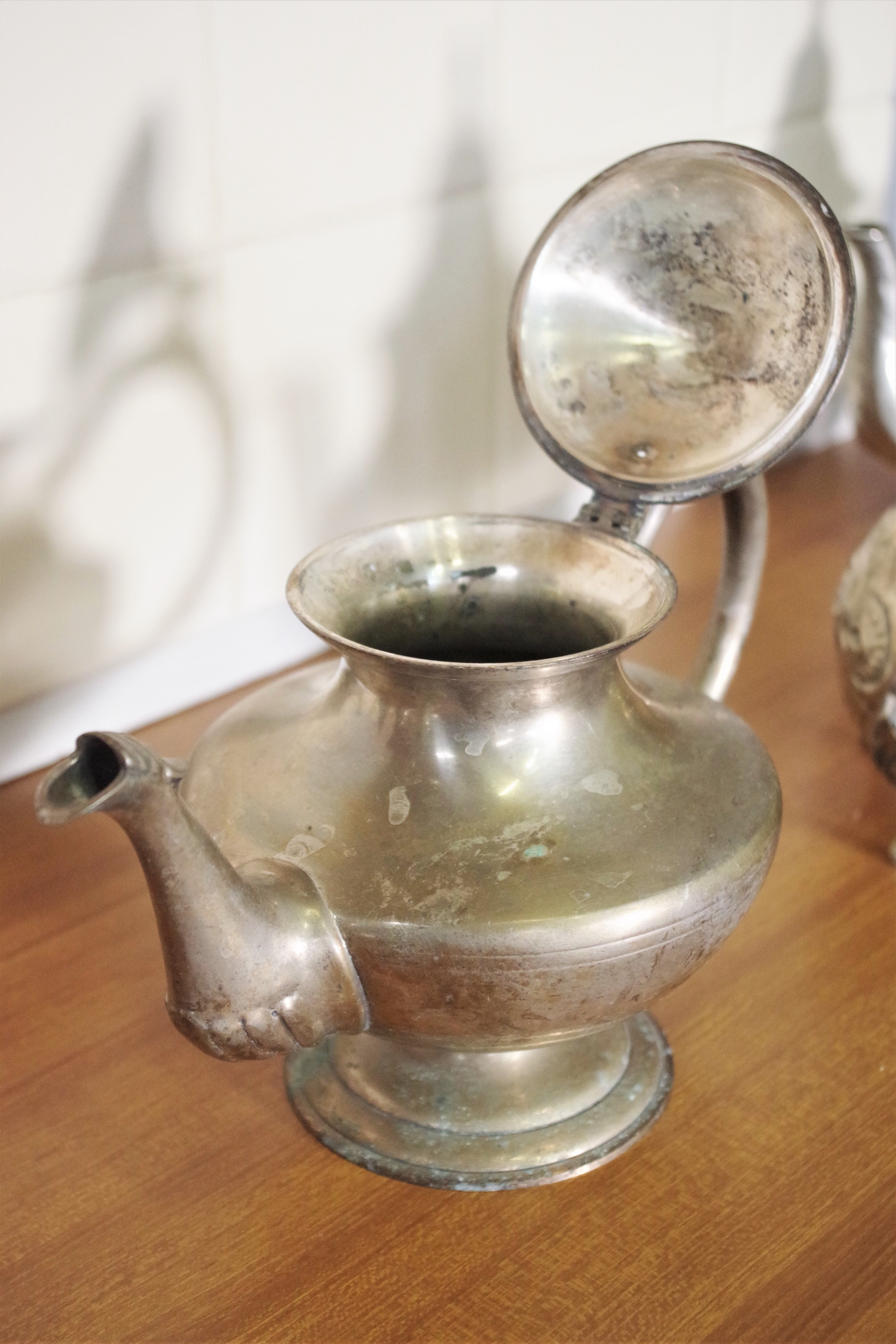 Arabic tea maker 8 pieces, Morocco 50s