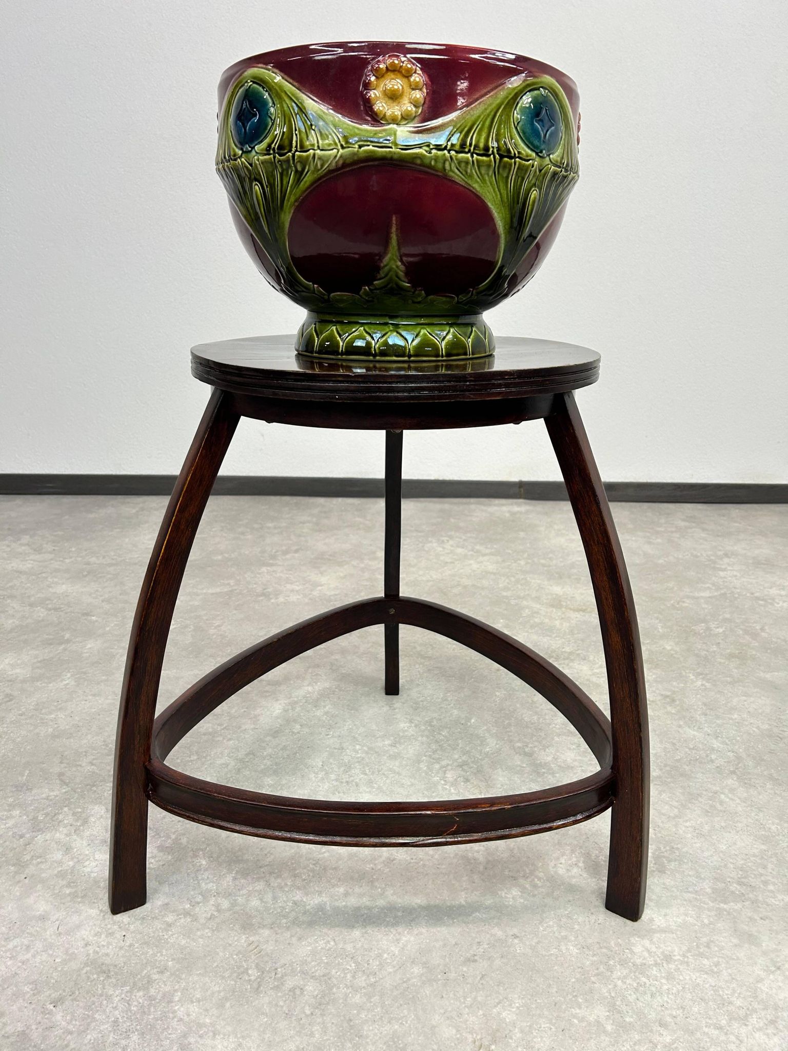 Secessionist Stool Thonet no.37 by Otto Wagner