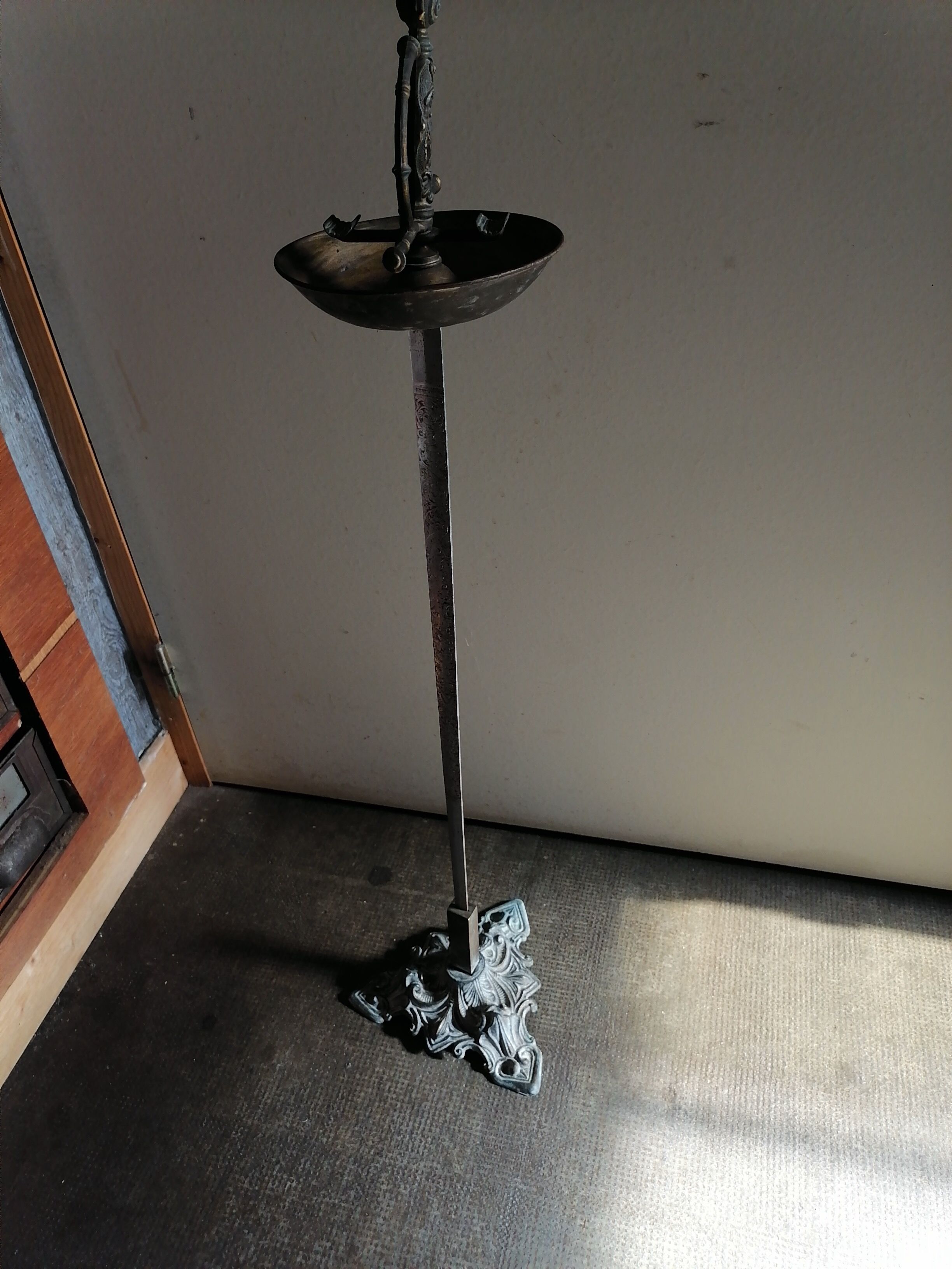 Ashtray sword metal 1960