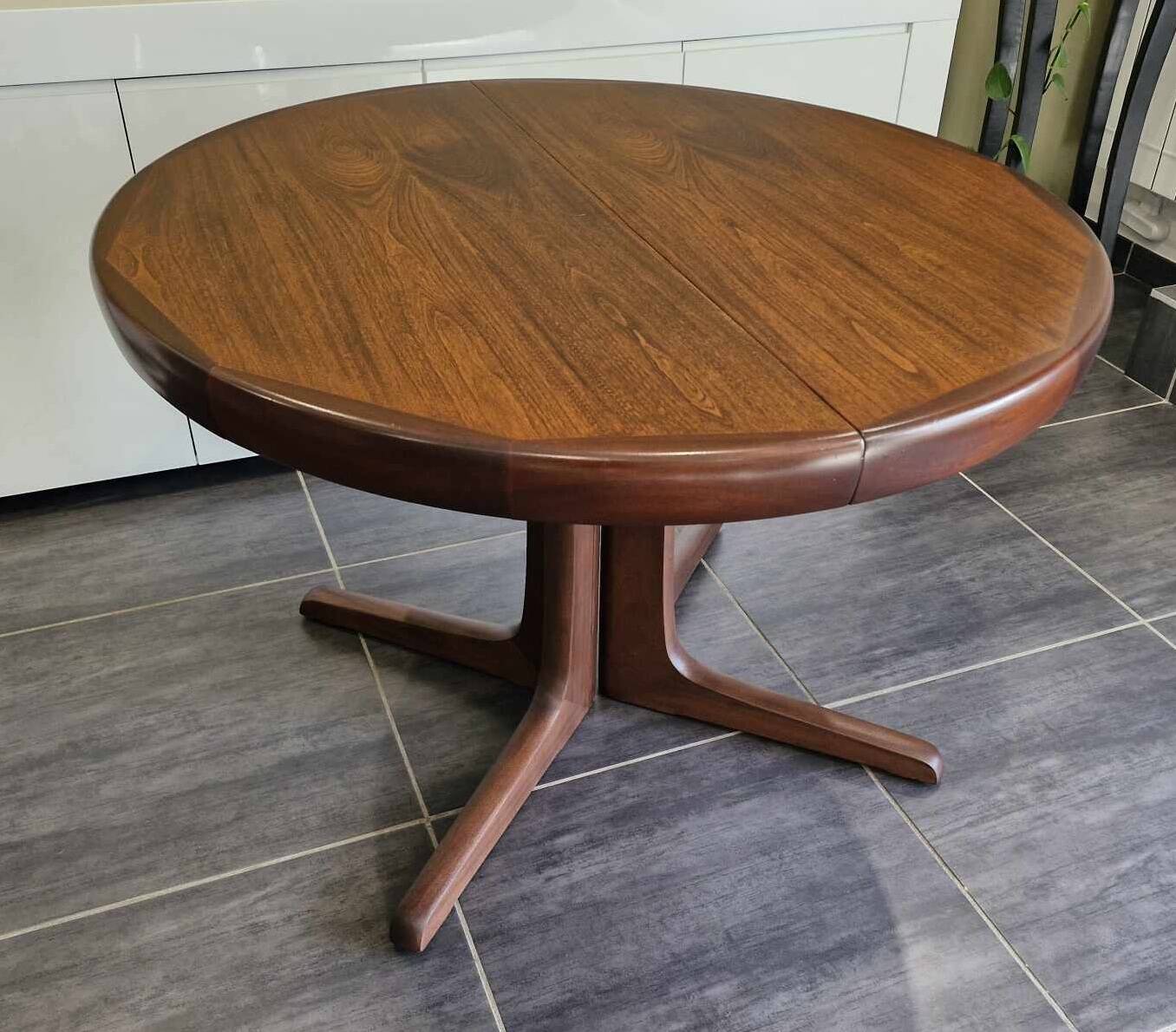 Vintage Baumann extendable table, 1970s