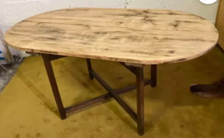 Raw wood table