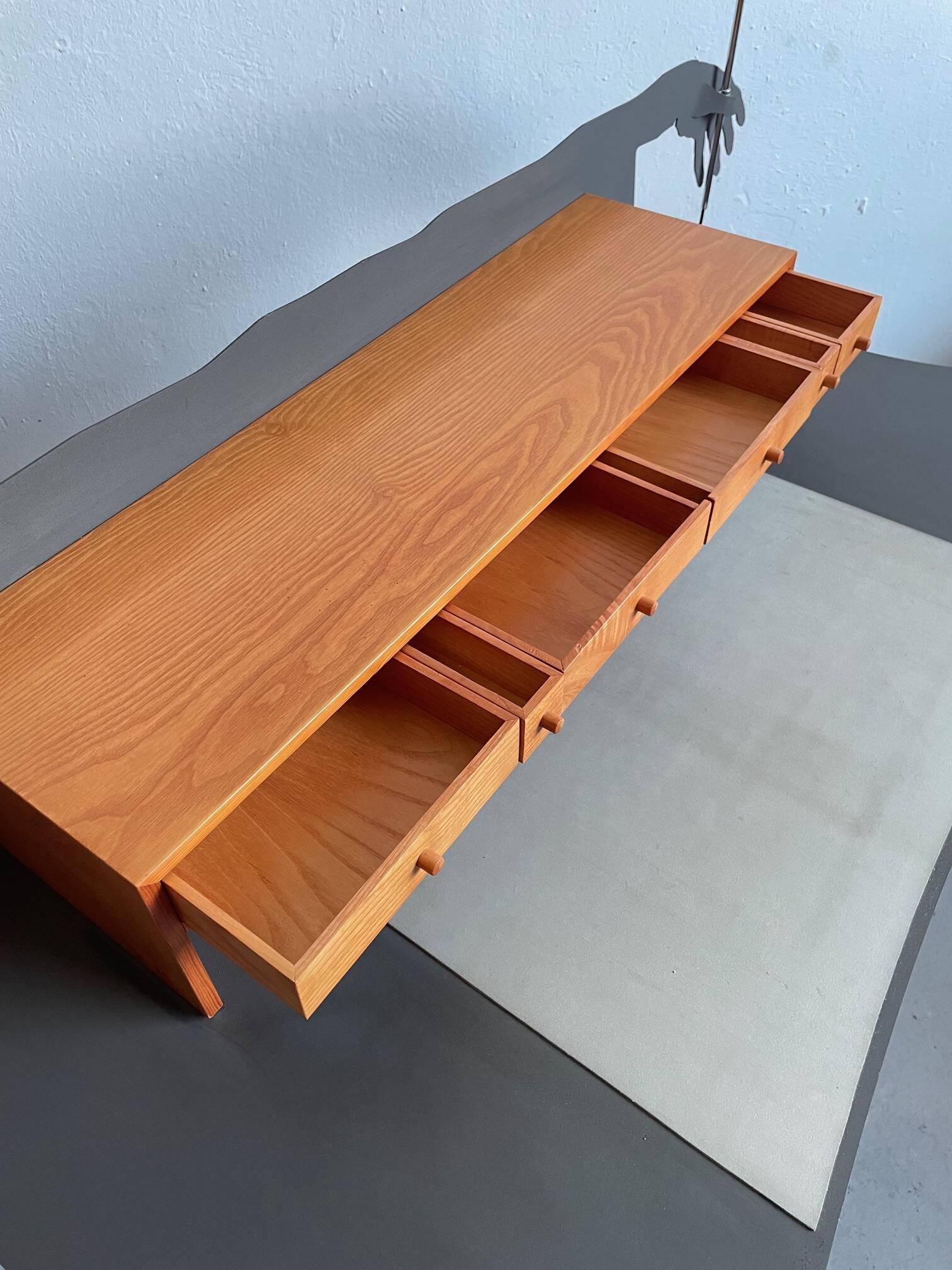 Sculptural Entremanos Secretary Desk by Andrés Nagel for Akaba, Spain 1988