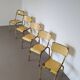 Old stacking school chairs 1950s