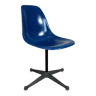 Chaise de bureau pivotante PSC en bleu Eames Herman Miller