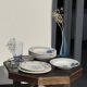 Set of 14 antique deep plates Moulin des Loups Hamage Model Edmond