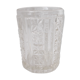 Vase verre moulé