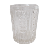 Vase verre moulé