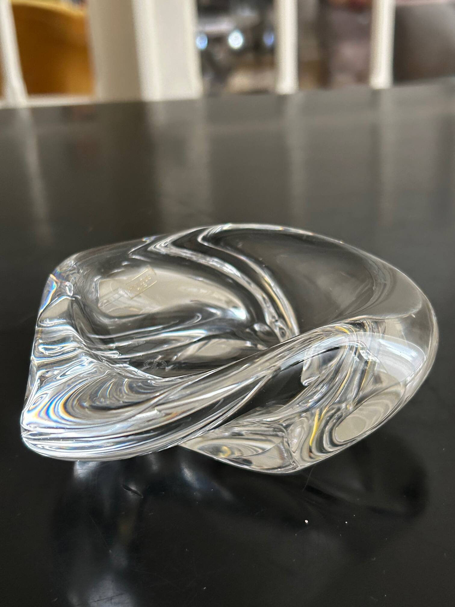 Saint Louis crystal pocket tray