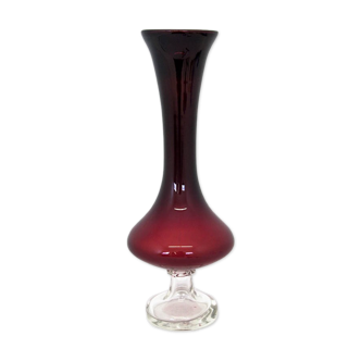 Vase vintage rouge