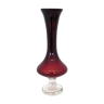 Vase vintage rouge