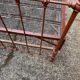 Metal bed with box spring