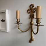 Wall apply in gilded brass